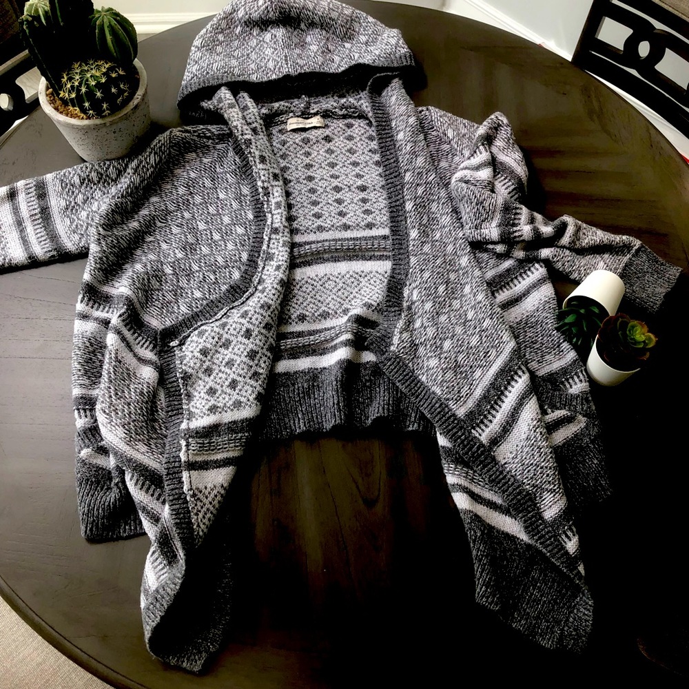 Abercrombie and Fitch asymmetrical wool cardigan